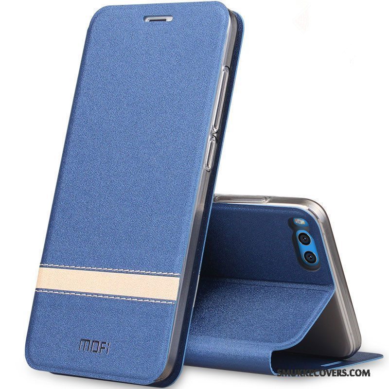 Etui Mi Note 2 Silikone Mørkeblå Anti-fald, Cover Mi Note 2 Folio Telefontrend