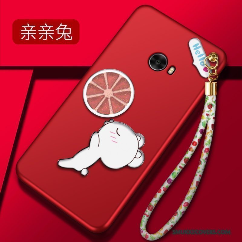 Etui Mi Note 2 Silikone Nubuck Lille Sektion, Cover Mi Note 2 Tasker Rød Anti-fald