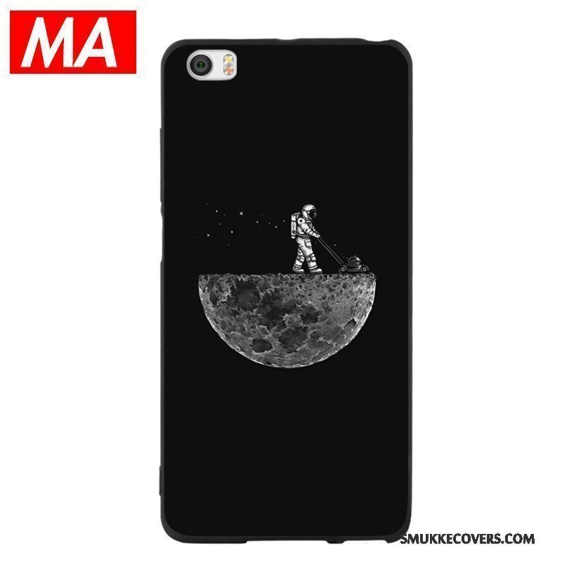 Etui Mi Note Blød Sort Telefon, Cover Mi Note Beskyttelse Lille Sektion