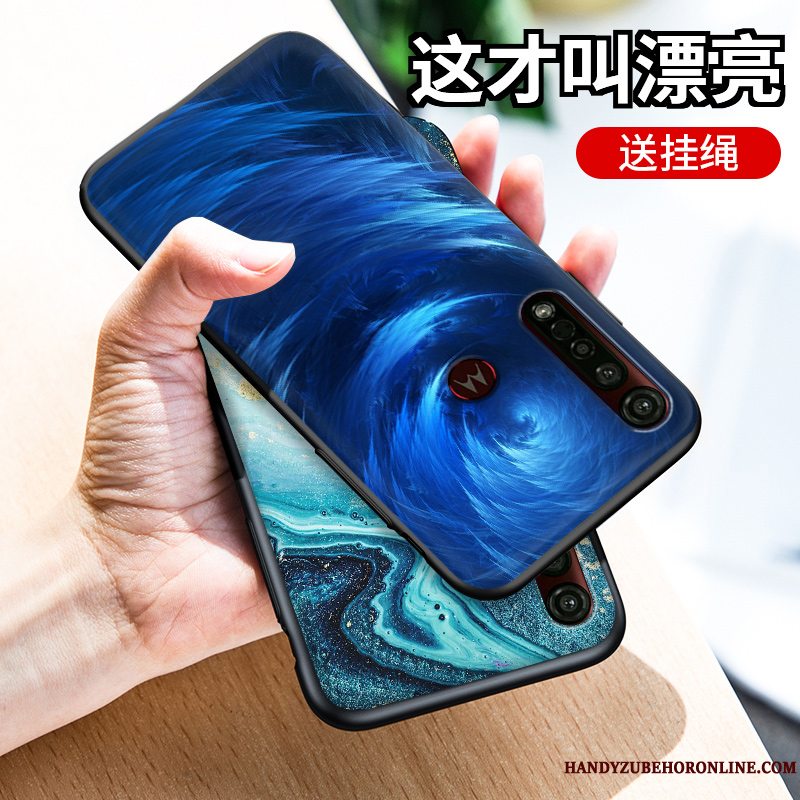 Etui Moto G8 Plus Tasker Af Personlighed Tilpas, Cover Moto G8 Plus Beskyttelse Trendy Telefon