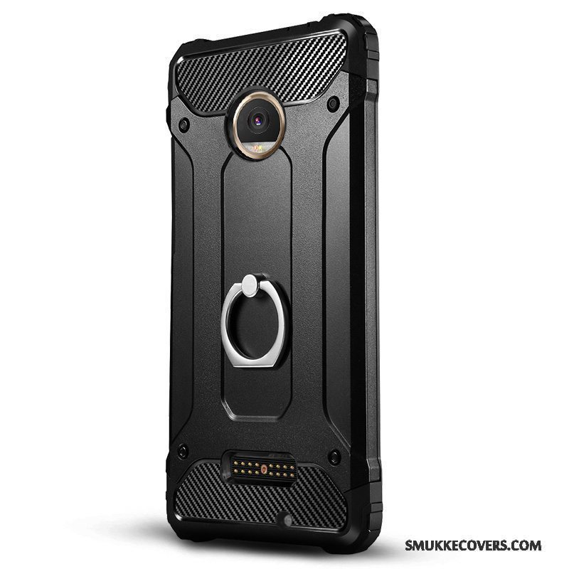 Etui Moto Z Beskyttelse Sort Telefon, Cover Moto Z Silikone Anti-fald Af Personlighed