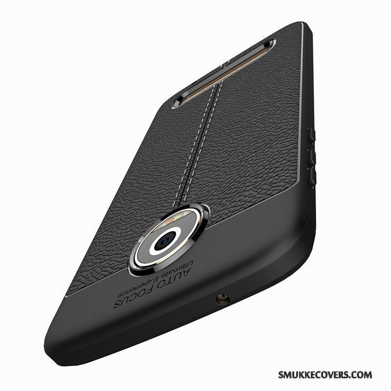 Etui Moto Z2 Play Blød Mønster Anti-fald, Cover Moto Z2 Play Silikone Sort Telefon