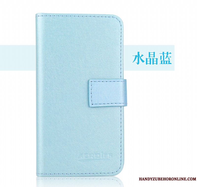 Etui Motorola Edge Beskyttelse Nubuck Telefon, Cover Motorola Edge Folio Blå Klud