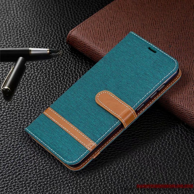 Etui Nokia 1.3 Mode Grøn Kort, Cover Nokia 1.3 Folio Splejsning Telefon