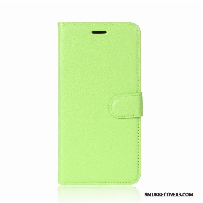 Etui Nokia 2 Blød Kort Telefon, Cover Nokia 2 Folio Grøn Anti-fald