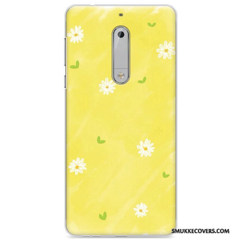 Etui Nokia 5 Beskyttelse Telefonanti-fald, Cover Nokia 5 Vintage Gul