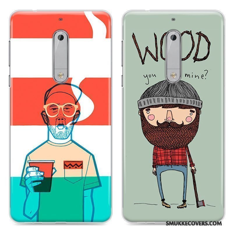 Etui Nokia 5 Silikone Smuk Trend, Cover Nokia 5 Cartoon Anti-fald Telefon