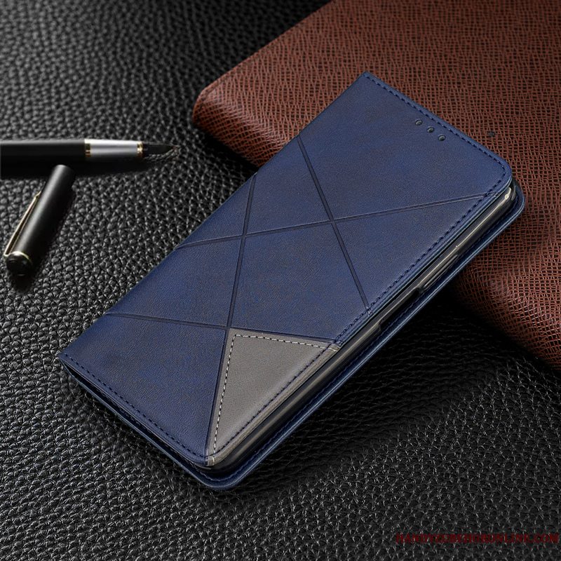 Etui Nokia 6.1 Læder Blå Automatisk, Cover Nokia 6.1 Tasker Telefon