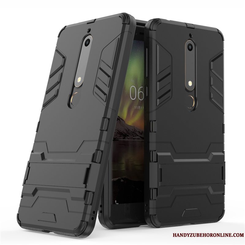 Etui Nokia 6.1 Support Af Personlighed Anti-fald, Cover Nokia 6.1 Tasker Hård Telefon