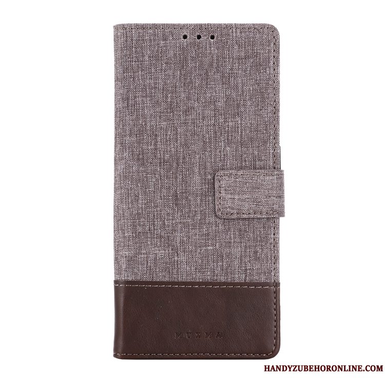 Etui Nokia 7.2 Læder Pu Anti-fald, Cover Nokia 7.2 Folio Klud Mønster