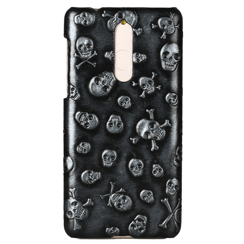 Etui Nokia 8 Cartoon Sort Telefon, Cover Nokia 8 Læder Ny Tredimensionale