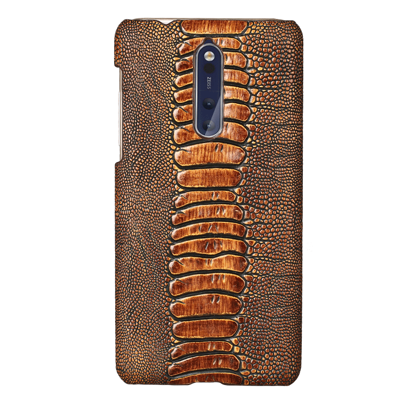 Etui Nokia 8 Læder Tredimensionale Tilpas, Cover Nokia 8 Relief Anti-fald Trend