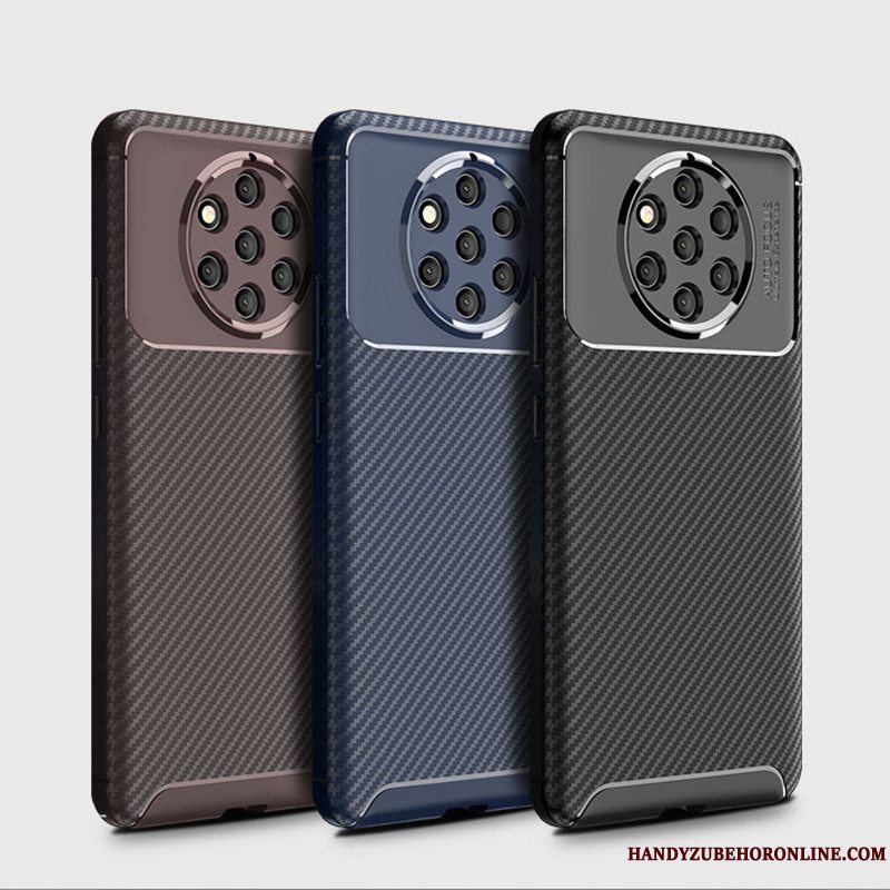 Etui Nokia 9 Pureview Blød Telefonanti-fald, Cover Nokia 9 Pureview Beskyttelse Pu Sort