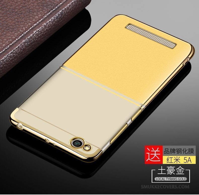 Etui Redmi 5a Kreativ Trend Telefon, Cover Redmi 5a Tasker Guld Anti-fald