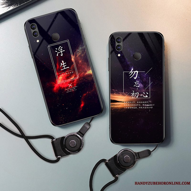 Etui Redmi 7 Kreativ Hængende Hals Lille Sektion, Cover Redmi 7 Telefonsort