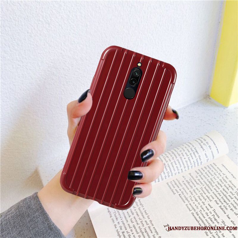 Etui Redmi 8 Cartoon Let Tynd Elskeren, Cover Redmi 8 Silikone Anti-fald Af Personlighed