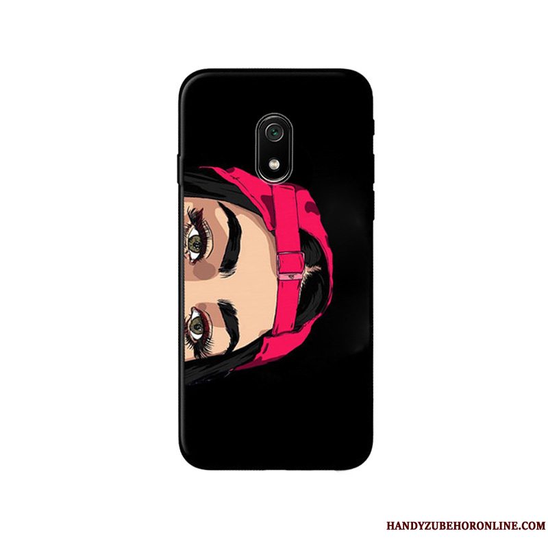 Etui Redmi 8a Beskyttelse Anti-fald Sort, Cover Redmi 8a Tasker Lille Sektion Smuk