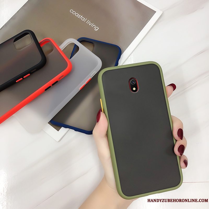 Etui Redmi 8a Mode Grøn Nubuck, Cover Redmi 8a Beskyttelse Hård Elskeren