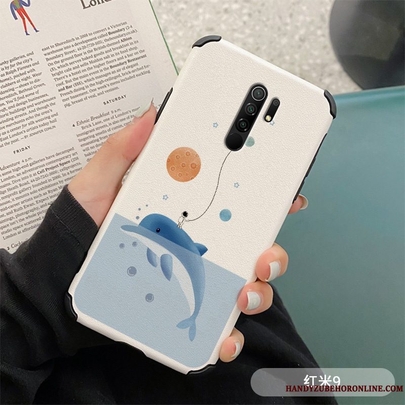 Etui Redmi 9 Beskyttelse Hvid Ny, Cover Redmi 9 Silikone Anti-fald Telefon