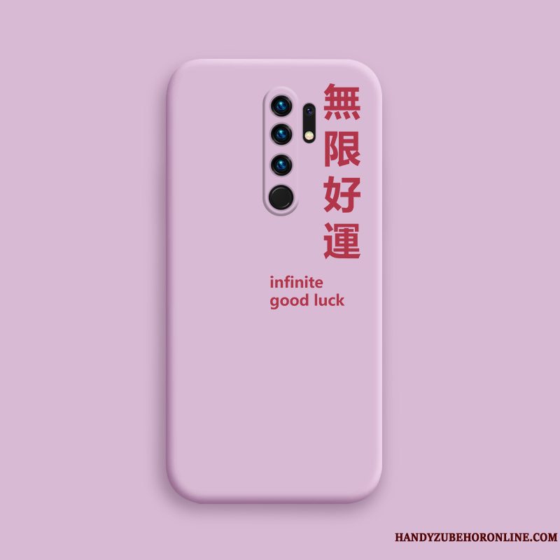 Etui Redmi 9 Tasker Simple Telefon, Cover Redmi 9 Silikone Net Red Af Personlighed