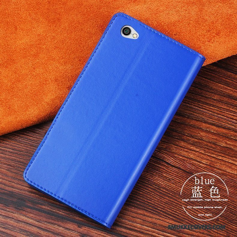 Etui Redmi Note 5a Tasker Anti-fald Blå, Cover Redmi Note 5a Beskyttelse Rød Telefon