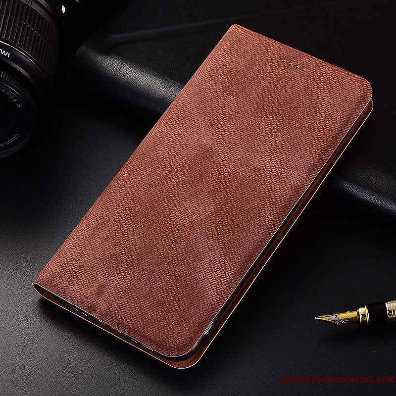 Etui Redmi Note 6 Pro Blød Denim Ny, Cover Redmi Note 6 Pro Silikone Rød Telefon