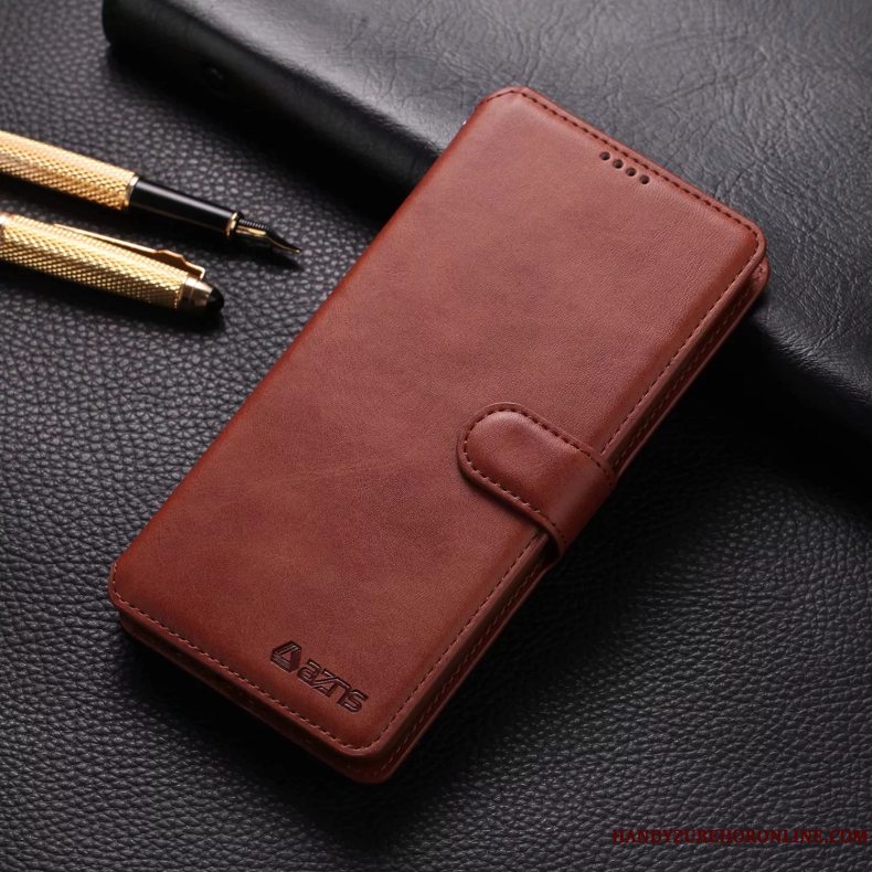 Etui Redmi Note 8 Pro Læder Telefonlille Sektion, Cover Redmi Note 8 Pro Folio Rød