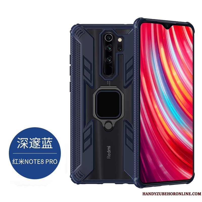 Etui Redmi Note 8 Pro Tasker Mønster Af Personlighed, Cover Redmi Note 8 Pro Support Rød Anti-fald