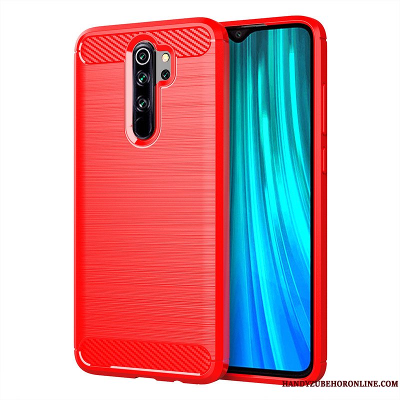 Etui Redmi Note 8 Pro Tasker Åndbar Gasbag, Cover Redmi Note 8 Pro Beskyttelse Sort Bagdæksel