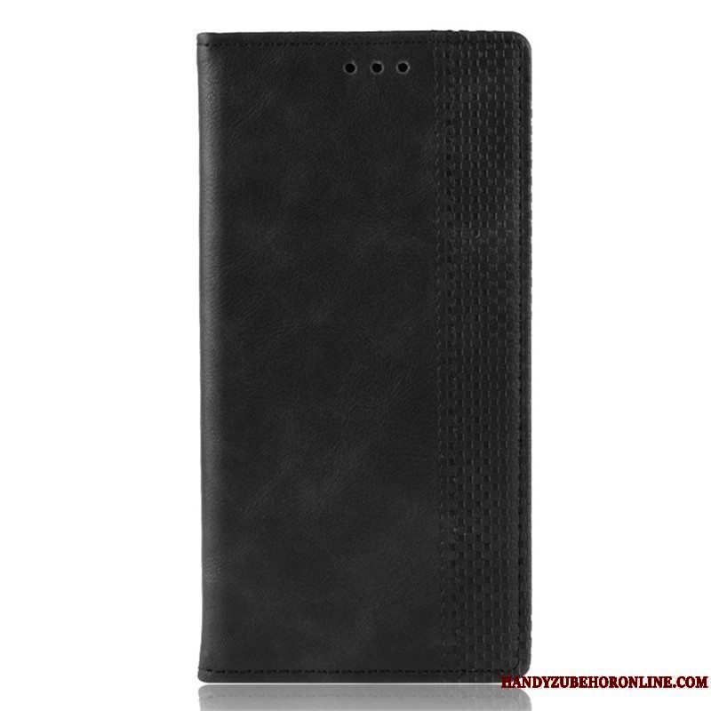 Etui Redmi Note 9 Beskyttelse Rød Telefon, Cover Redmi Note 9 Læder Lille Sektion Magnetisk Spænde