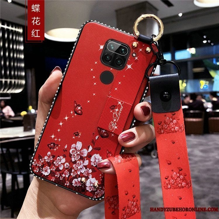 Etui Redmi Note 9 Support Telefonaf Personlighed, Cover Redmi Note 9 Blød Lille Sektion Hængende Hals