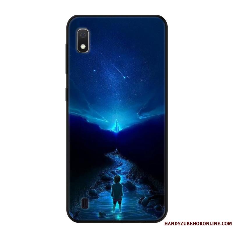 Etui Samsung Galaxy A10 Beskyttelse Blå Stjerneklar, Cover Samsung Galaxy A10 Trendy Tilpas