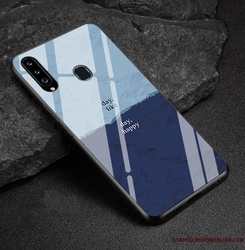 Etui Samsung Galaxy A20s Silikone Hård Spejl, Cover Samsung Galaxy A20s Blød Anti-fald Af Personlighed