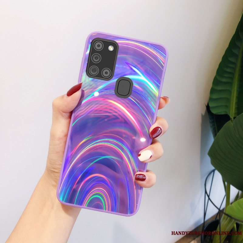 Etui Samsung Galaxy A21s Luksus Elskeren Trend, Cover Samsung Galaxy A21s Cartoon Let Tynd Telefon