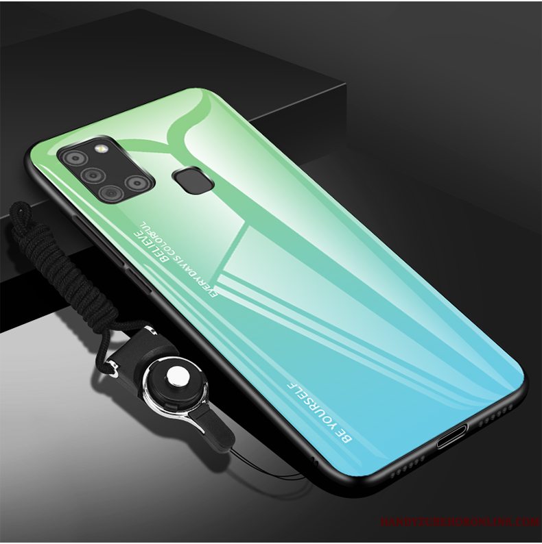 Etui Samsung Galaxy A21s Silikone Elskeren Af Personlighed, Cover Samsung Galaxy A21s Kreativ Tynd Glas