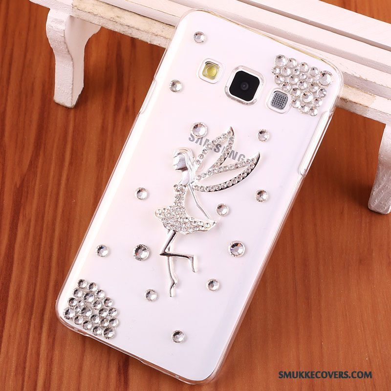 Etui Samsung Galaxy A3 2015 Strass Anti-fald Hård, Cover Samsung Galaxy A3 2015 Beskyttelse Telefonguld