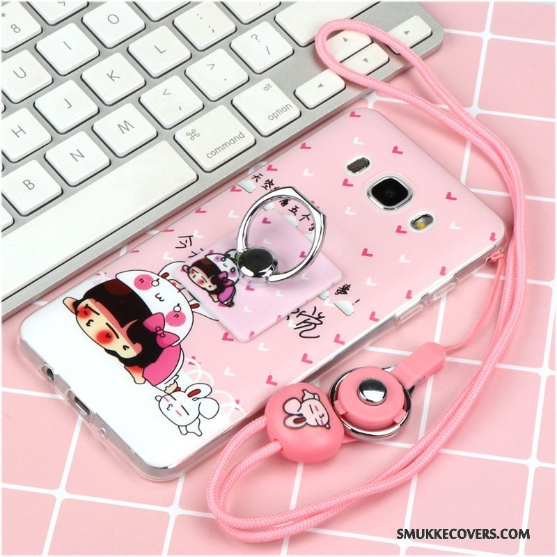Etui Samsung Galaxy A3 2016 Blød Lyserød Telefon, Cover Samsung Galaxy A3 2016 Beskyttelse