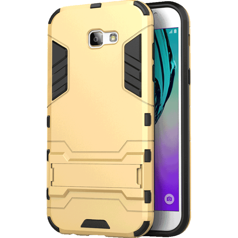 Etui Samsung Galaxy A3 2017 Blød Trend Guld, Cover Samsung Galaxy A3 2017 Beskyttelse Telefonhård