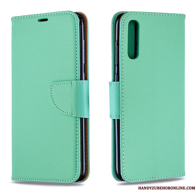 Etui Samsung Galaxy A30s Beskyttelse Telefontrend, Cover Samsung Galaxy A30s Tegnebog Grøn Kort