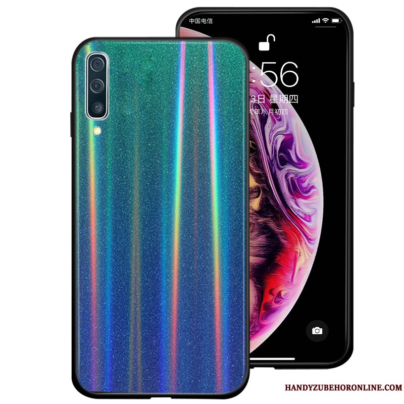 Etui Samsung Galaxy A30s Lilla Gradient, Cover Samsung Galaxy A30s Blå Telefon