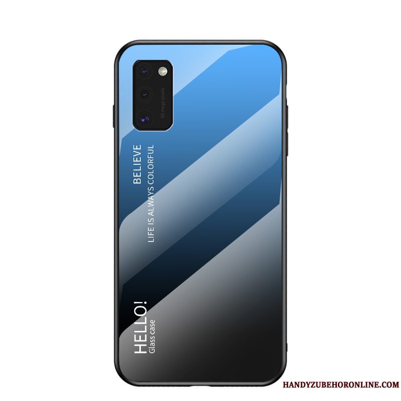 Etui Samsung Galaxy A41 Tasker Gradient Anti-fald, Cover Samsung Galaxy A41 Beskyttelse Trendy Glas