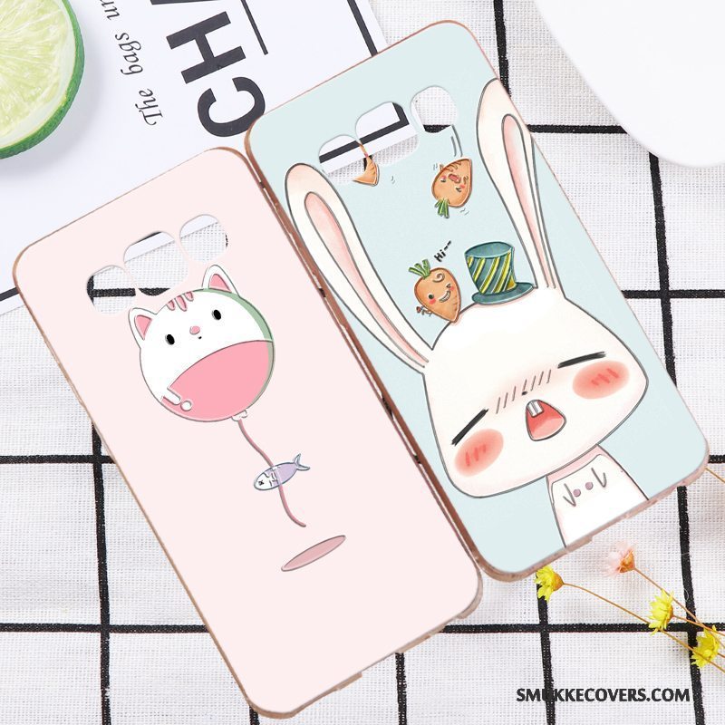 Etui Samsung Galaxy A5 2015 Kreativ Smuk Lyseblå, Cover Samsung Galaxy A5 2015 Blød Simple Telefon