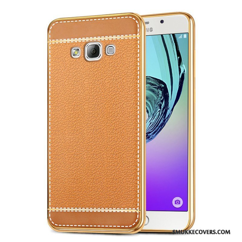 Etui Samsung Galaxy A5 2015 Silikone Lyse Anti-fald, Cover Samsung Galaxy A5 2015 Beskyttelse Gul Telefon