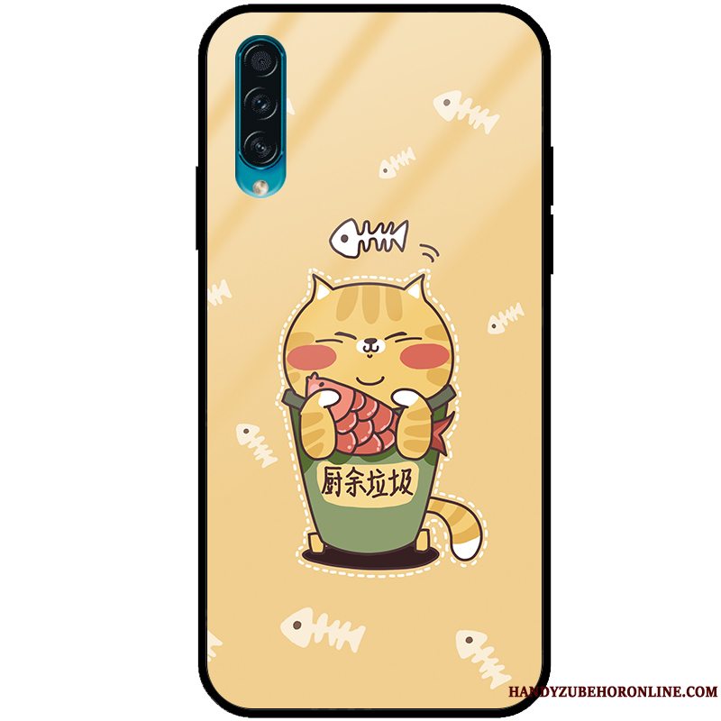 Etui Samsung Galaxy A50s Blød Anti-fald Telefon, Cover Samsung Galaxy A50s Kreativ Trend Gul