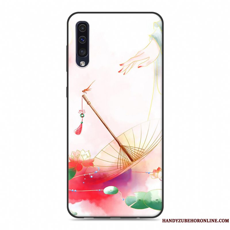 Etui Samsung Galaxy A50s Kreativ Rød Af Personlighed, Cover Samsung Galaxy A50s Beskyttelse Kinesisk Stil Telefon