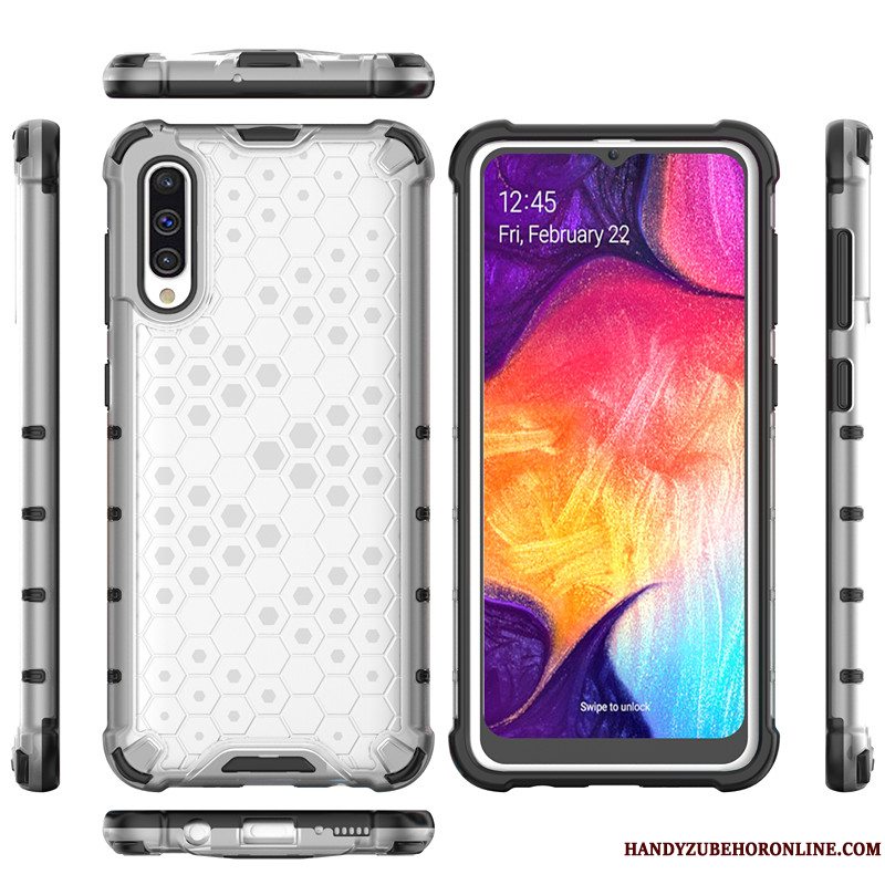 Etui Samsung Galaxy A50s Silikone Gennemsigtig Mønster, Cover Samsung Galaxy A50s Blød Hvid Super