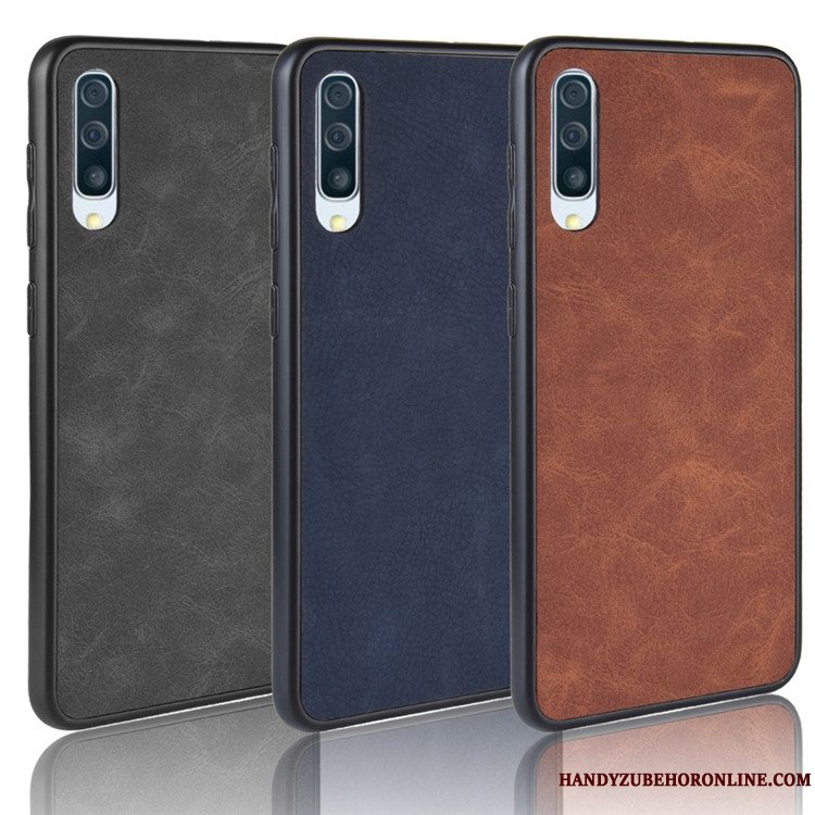 Etui Samsung Galaxy A50s Tasker Hård Tynd, Cover Samsung Galaxy A50s Beskyttelse Telefoncyan