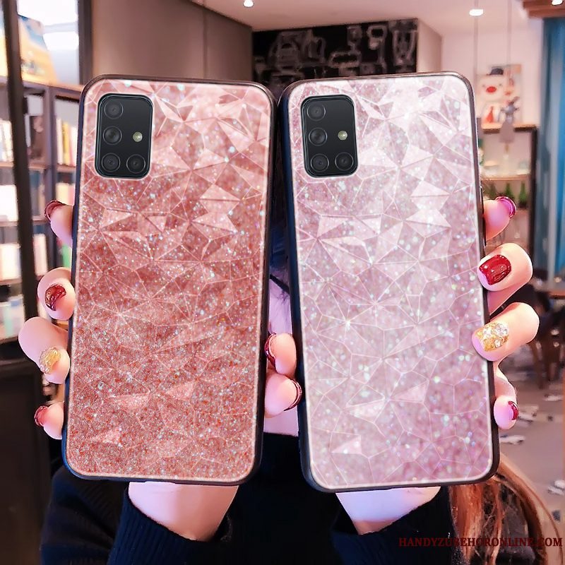 Etui Samsung Galaxy A51 Beskyttelse Rombe Mønster, Cover Samsung Galaxy A51 Tredimensionale Telefon