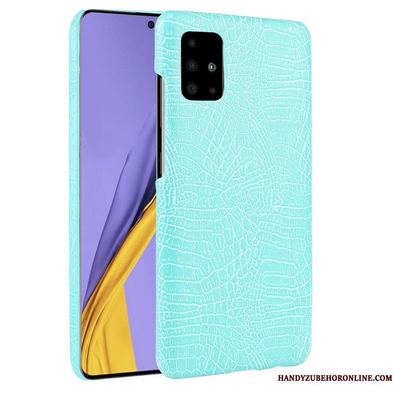 Etui Samsung Galaxy A51 Læder Anti-fald Mønster, Cover Samsung Galaxy A51 Grøn Hård