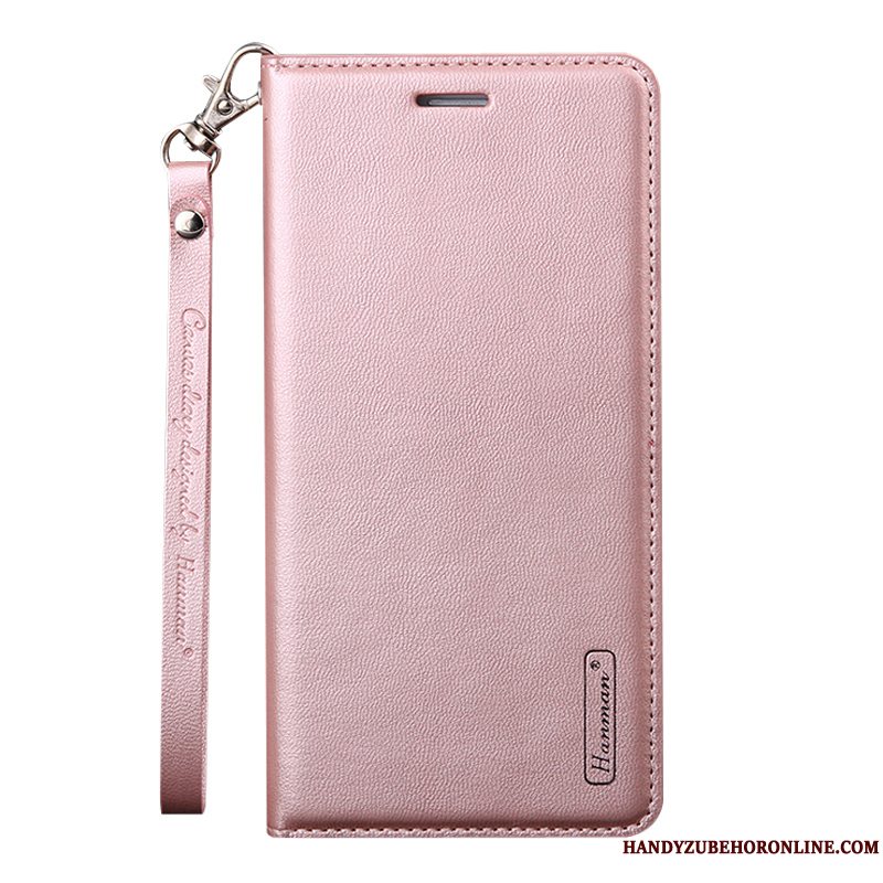 Etui Samsung Galaxy A51 Læder Telefonlyserød, Cover Samsung Galaxy A51 Folio Fold